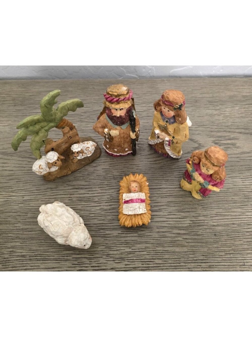 Midwest Canon Falls Miniature Nativity Set of 6 Baby Jesus Mary Joseph - Picture 3 of 14